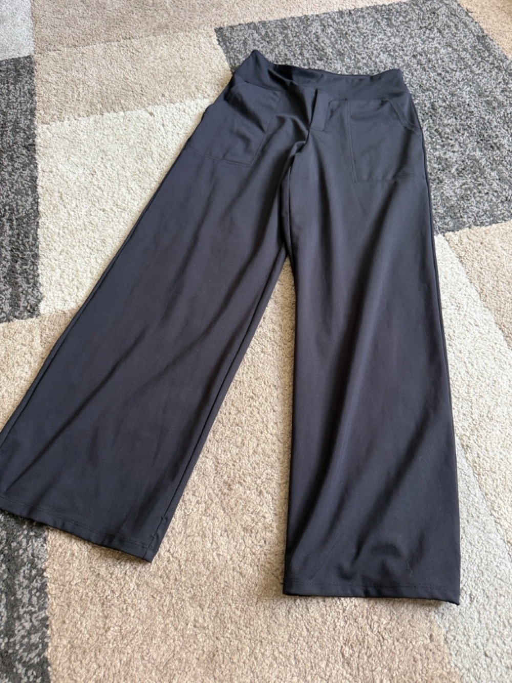 G4Free Wide Leg Black Womens Lounge Pants- M 8/10